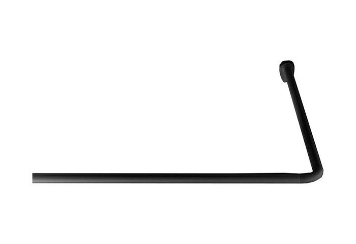 Ridder universal badeforhængsstang - 90 x 90 cm - Mat sort Ridder universal badeforhængsstang - 90 x 90 cm - Mat sort