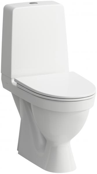 Laufen Kompas Rimless toilet med skjult S-l&aring;s - limning