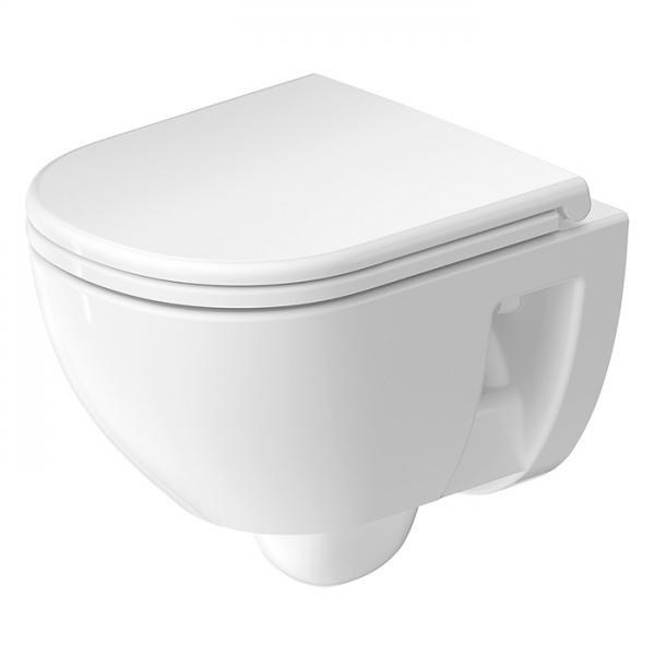 Duravit D-code 48 kompakt rimless væghængt toilet Duravit D-code 48 kompakt rimless væghængt toilet