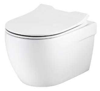 Pressalit væghængt toilet m/Projecta D Solid Pro sæde Pressalit væghængt toilet m/Projecta D Solid Pro sæde