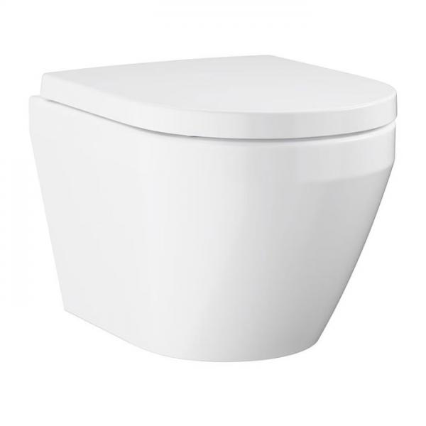 Grohe Euro 2.0 kompakt væghængt toilet inkl. HyperClean og sæde m/Softclose og QuickRelease Grohe Euro 2.0 kompakt væghængt toilet inkl. HyperClean og sæde m/Softclose og QuickRelease