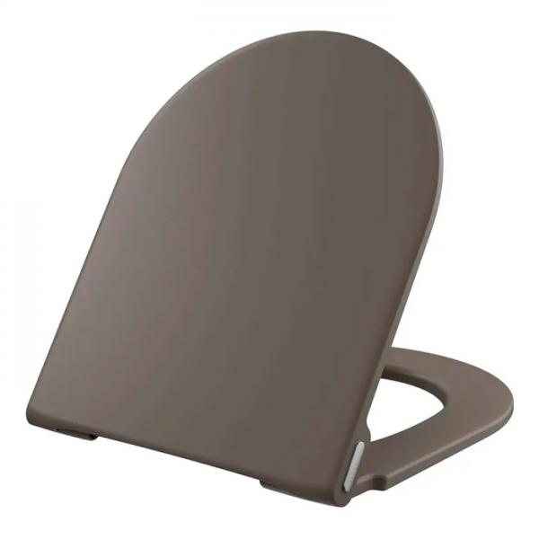 Pressalit Style D2 toilets&aelig;de m/SoftClose og Lift-off - Mat taupe
