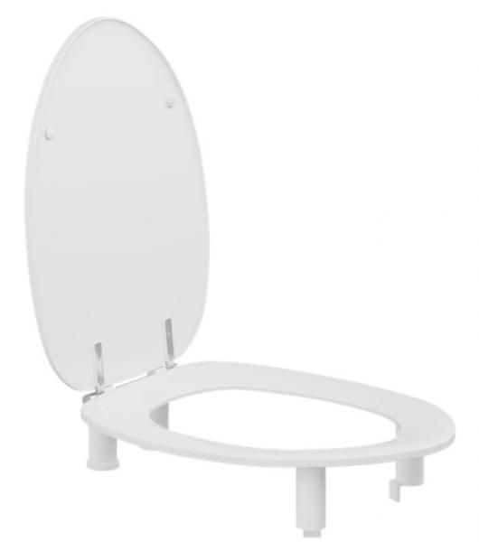 Pressalit Dania toiletsæde med forhøjer og låg Pressalit Dania toiletsæde med forhøjer og låg