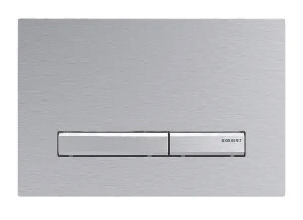 Geberit Sigma 50 Square betjeningsplade easy-to-clean-belagt - Mat krom/Krom Geberit Sigma 50 Square betjeningsplade easy-to-clean-belagt - Mat krom/Krom