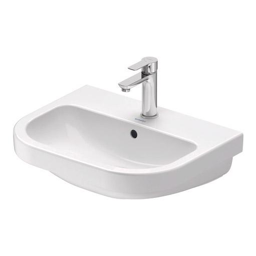 Duravit D-code 55 h&aring;ndvask t/v&aelig;g - 1 hanehul