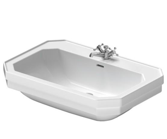 Duravit 1930 80 h&aring;ndvask t/v&aelig;g - 1/3 hanehuller