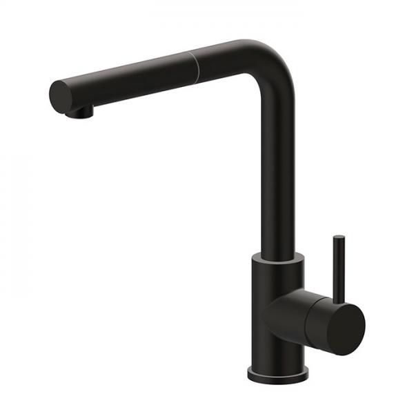 Cass&oslash;e Newform X-Trend k&oslash;kkenarmatur m/udtr&aelig;k - Mat sort