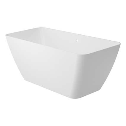 Str&oslash;mberg Sindal fritst&aring;ende badekar 1590 x 705 mm - Mat hvid