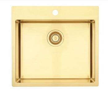 Lavabo Kubus 540 Soft k&oslash;kkenvask - Messing PVD