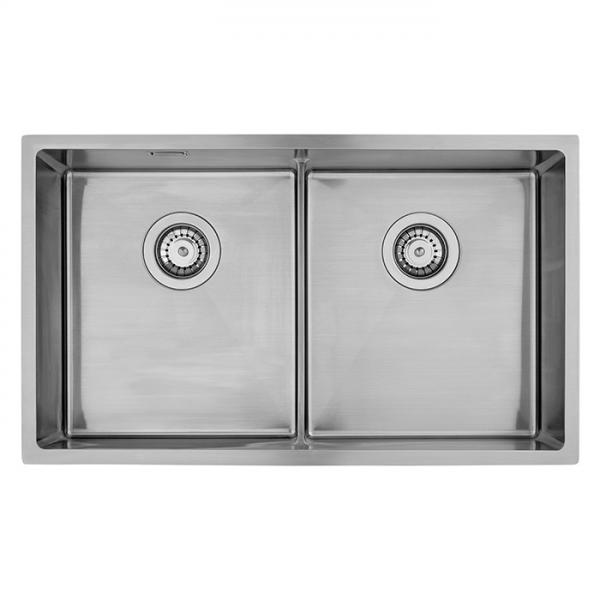 Intra Baltic 745 dobbelt køkkenvask i rustfrit stål Intra Baltic 745 dobbelt køkkenvask i rustfrit stål