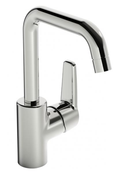 Oras Swea h&aring;ndvaskarmatur u/bundventil m/svingtud - H&oslash;j model