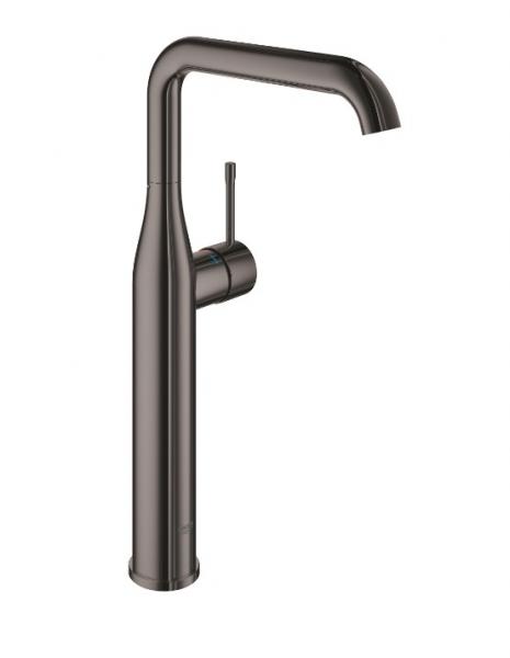 Grohe Essence h&aring;ndvaskarmatur m/EcoJoy og svingtud - Poleret hard graphite