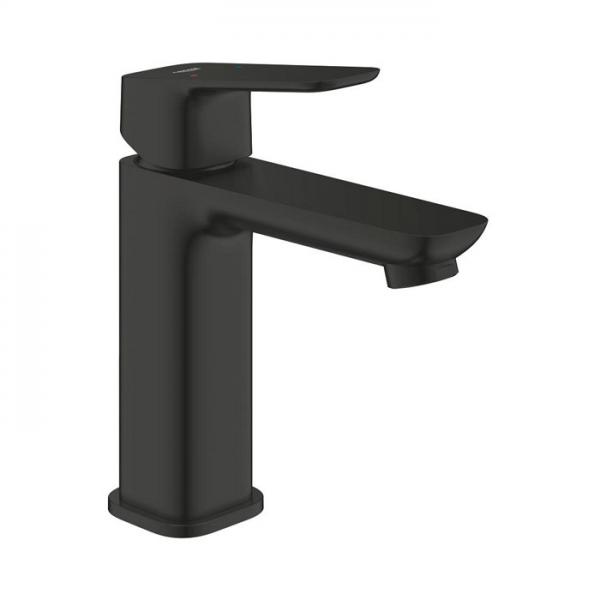 Grohe Cubeo M h&aring;ndvaskarmatur u/bundventil - Mat sort