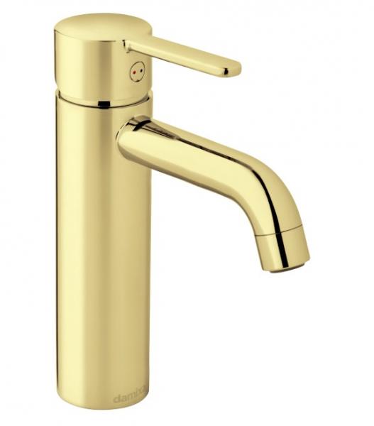 Damixa Silhouet M h&aring;ndvaskbatteri u/bundventil - Poleret messing