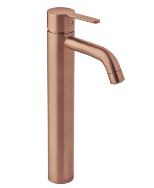 Damixa Silhouet L h&aring;ndvaskbatteri u/bundventil - B&oslash;rstet kobber