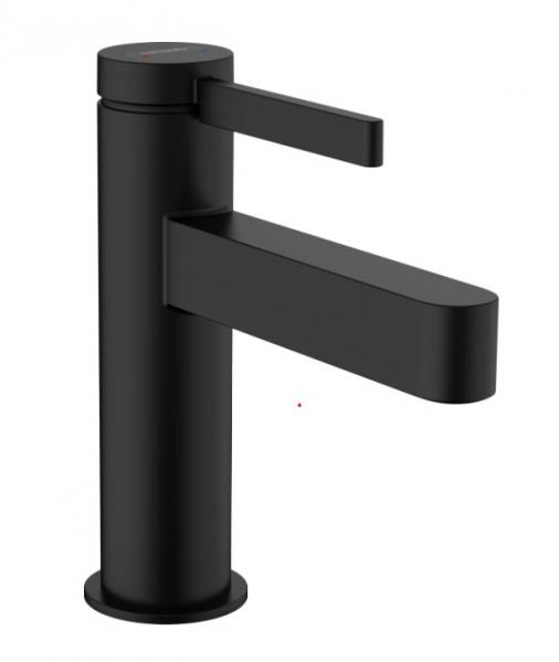 Hansgrohe Finoris 100 håndvaskarmatur m/push-open - Mat sort Hansgrohe Finoris 100 håndvaskarmatur m/push-open - Mat sort