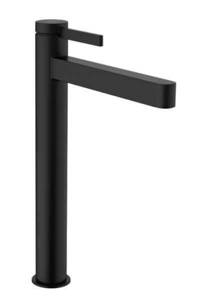 Hansgrohe Finoris 260 h&aring;ndvaskarmatur m/push-open - Mat sort