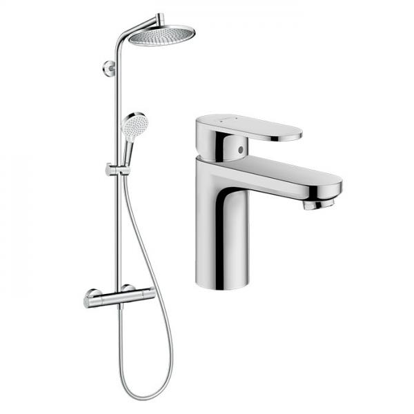 hansgrohe komplet pakke til badeværelset - Krom hansgrohe komplet pakke til badeværelset - Krom