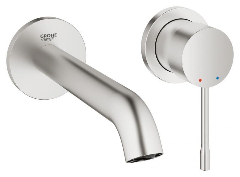 Grohe Essence New armatur til indbygning i væg - Supersteel Grohe Essence New armatur til indbygning i væg - Supersteel