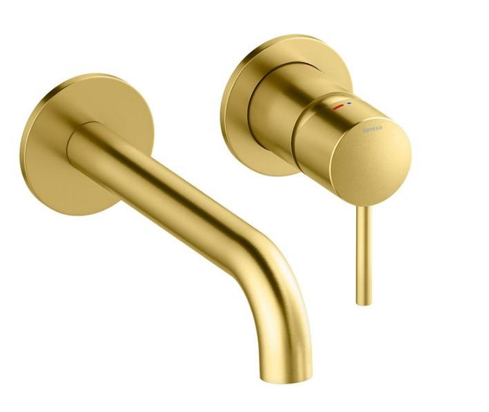 Damixa Osier armatur til indbygning i væg - Børstet messing Damixa Osier armatur til indbygning i væg - Børstet messing