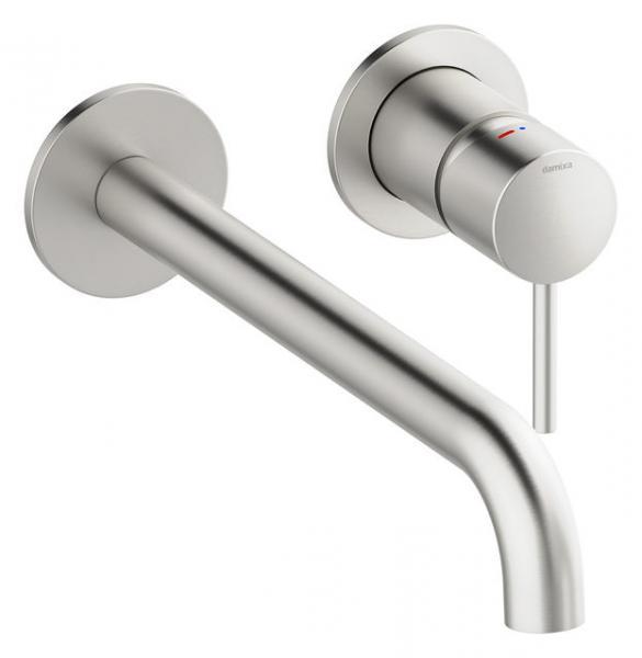 Outlet - Damixa Osier armatur til indbygning i v&aelig;g 250mm - Steel