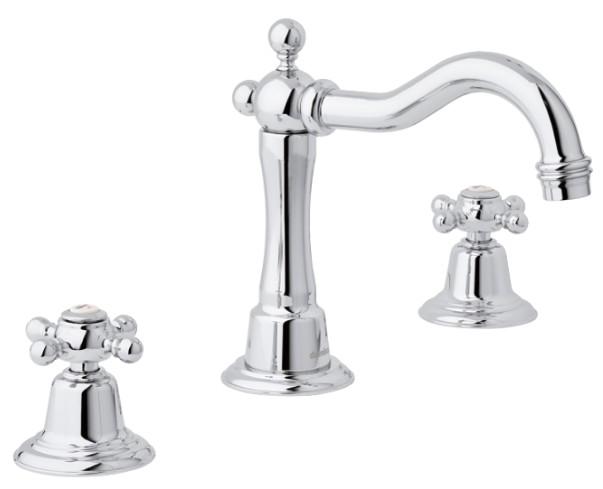 Damixa Tradition 3-huls h&aring;ndvaskarmatur - Krom