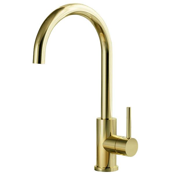 Lavabo Kubus 140 RS Round køkkenarmatur - Messing PVD Lavabo Kubus 140 RS Round køkkenarmatur - Messing PVD