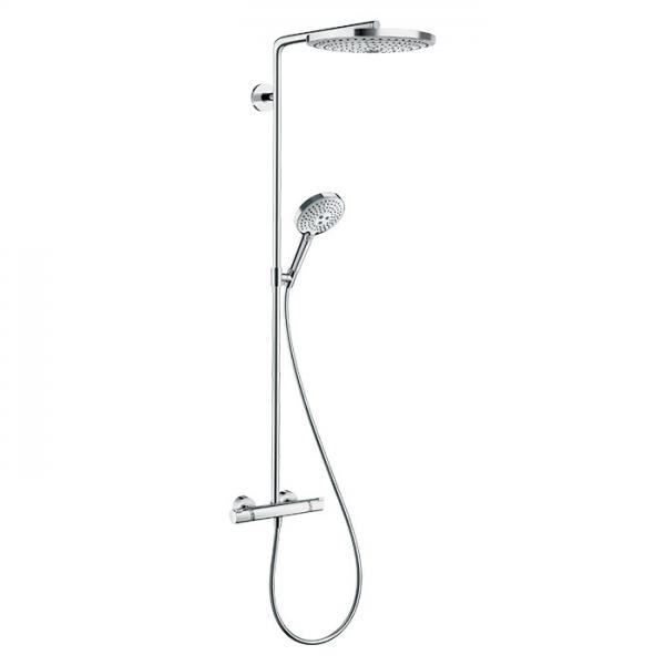 hansgrohe Raindance Select S 300 2jet Showerpipe m/termostat - Krom