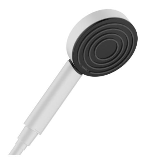 Hansgrohe Pulsify S 1jet h&aring;ndbruser - Mat hvid