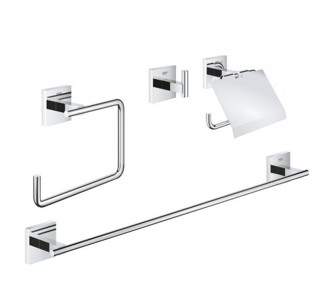 Grohe Start Cube tilbehørssæt 4 i 1 - Krom Grohe Start Cube tilbehørssæt 4 i 1 - Krom