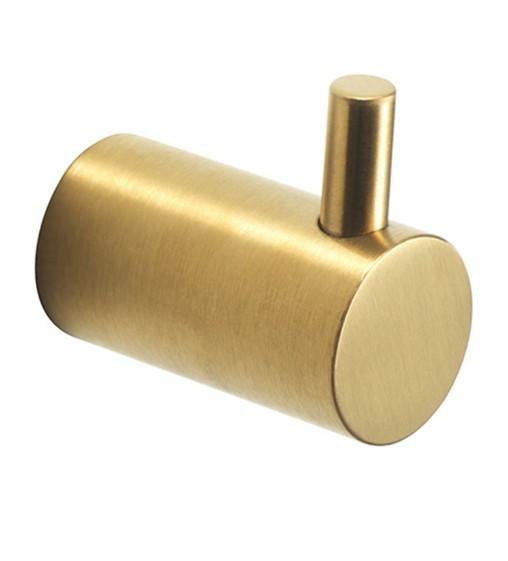 Pressalit h&aring;ndkl&aelig;dekrog - 2 stk - B&oslash;rstet messing