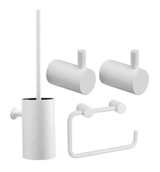 Pressalit tilbeh&oslash;rspakke til bad - Mat hvid