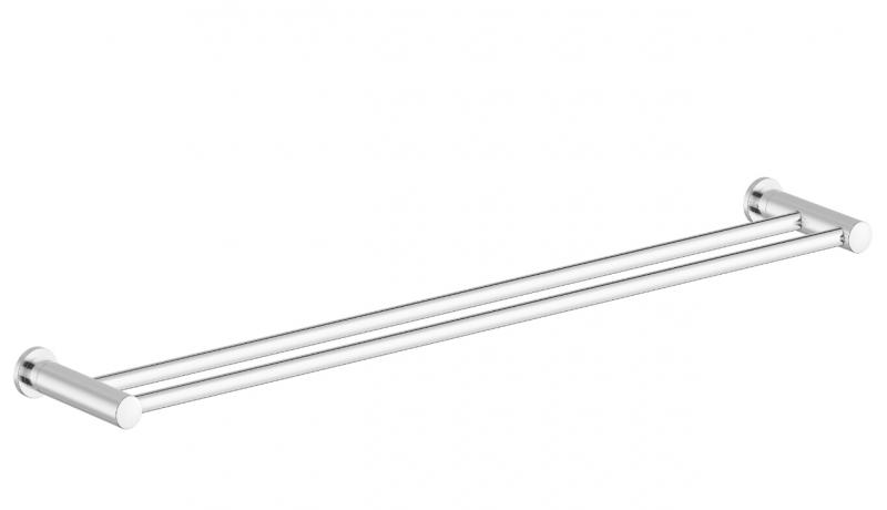 Damixa Silhouet dobbelt håndklædestang - 800 mm - Krom Damixa Silhouet dobbelt håndklædestang - 800 mm - Krom