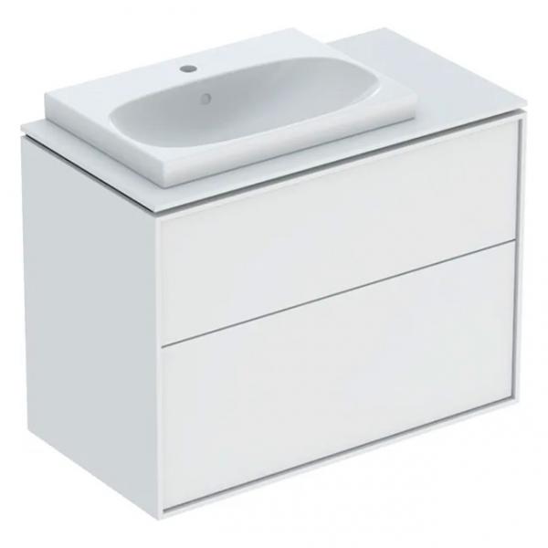 Ifö Sense Art 90 møbelsæt m/2 skuffer og bowlevask til venstre - Mat hvid Ifö Sense Art 90 møbelsæt m/2 skuffer og bowlevask til venstre - Mat hvid