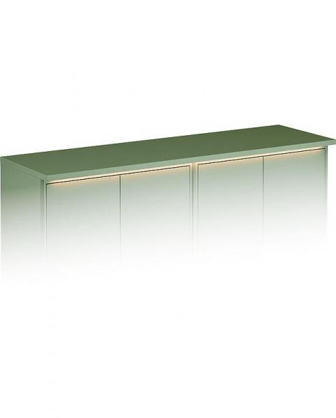 Gustavsberg Graphic dobbelt topplade m/lys - Stor dybde - Gr&oslash;n