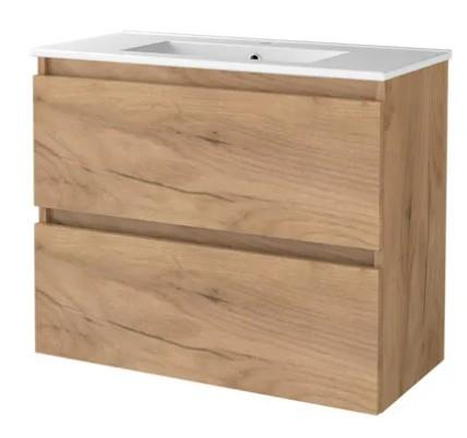 Sanibell Basicline mini møbelsæt 80 m/integrerede greb - Whiskey eg Sanibell Basicline mini møbelsæt 80 m/integrerede greb - Whiskey eg