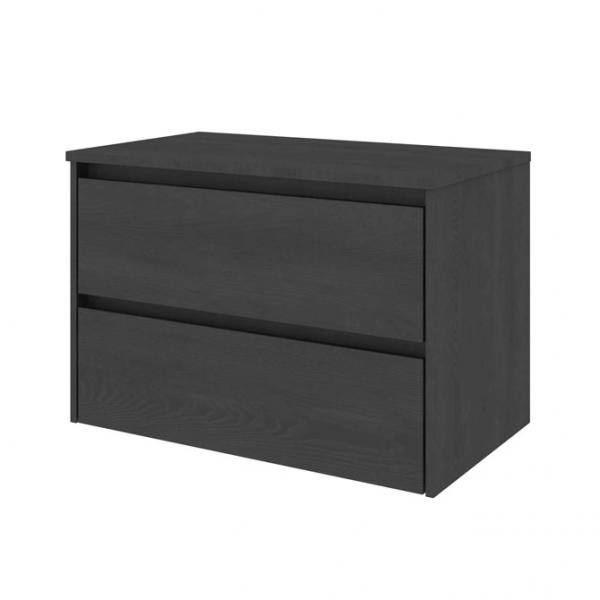 Sanibell Proline 81 underskab m/bordplade og skuffer - Sort eg Sanibell Proline 81 underskab m/bordplade og skuffer - Sort eg