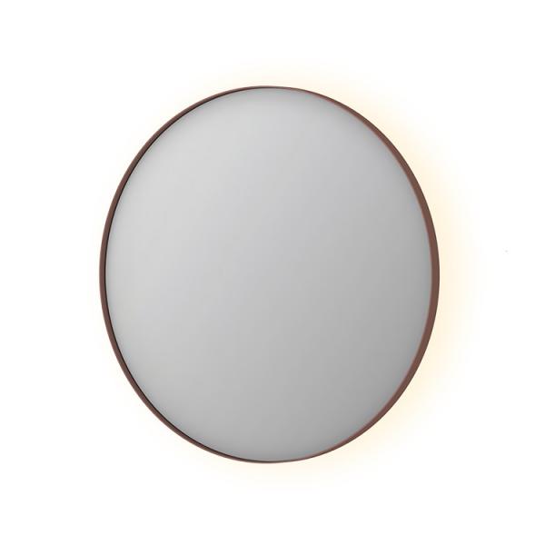 Sanibell Ink SP17 rundt spejl m/backlight, varme og sensor Ø80 - Børstet kobber Sanibell Ink SP17 rundt spejl m/backlight, varme og sensor Ø80 - Børstet kobber