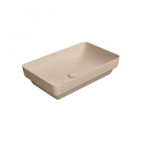 GSI Pura 60 fritst&aring;ende bowlevask - Firkantet - Uden overl&oslash;b - Creta