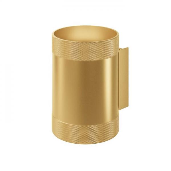 Cass&oslash;e Aura v&aelig;glampe m/crystal cut - B&oslash;rstet messing