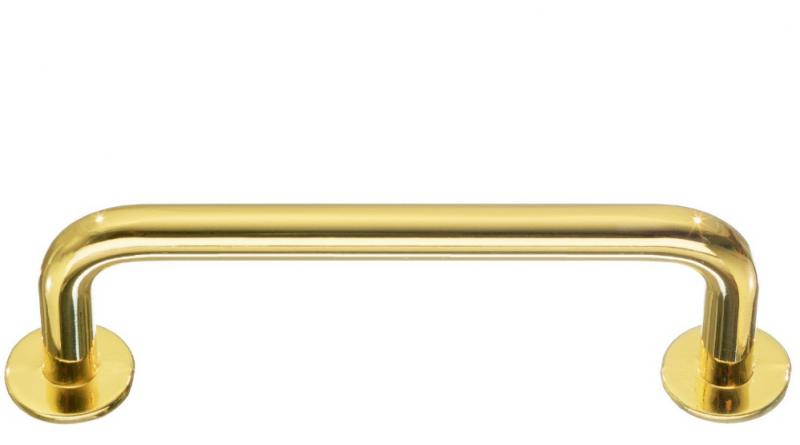 Beslagsboden b&oslash;jlegreb BV627 - Poleret messing