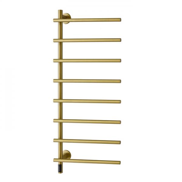 Cassøe Lazio håndklædetørrer til el - Børstet messing Cassøe Lazio håndklædetørrer til el - Børstet messing