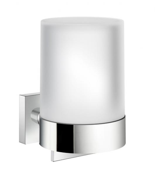 Smedbo House s&aelig;bedispenser krom/mat glas