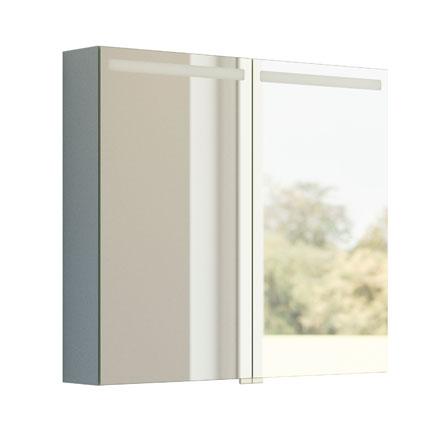 Dansani Mido+ Top spejlskab 80 - Mat lysebl&aring;