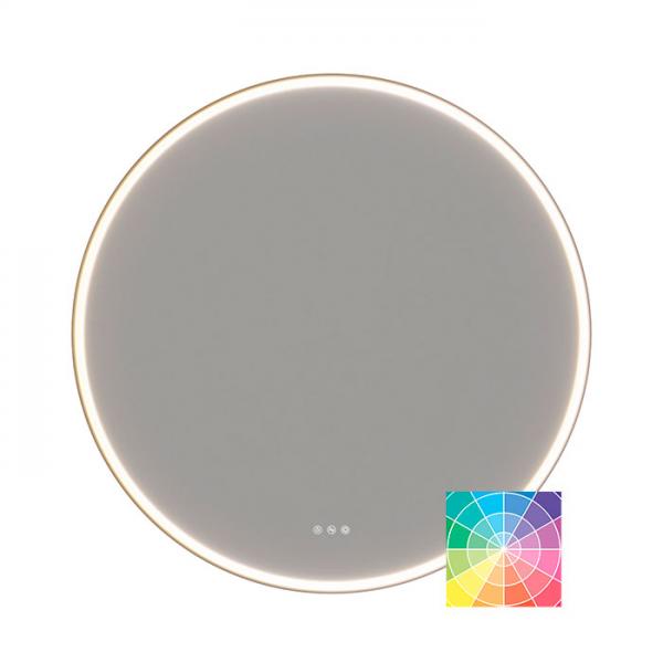 Dansani Hoop rundt spejl m/lys og lysstyring &Oslash;94,3 - Valgfri rammefarve