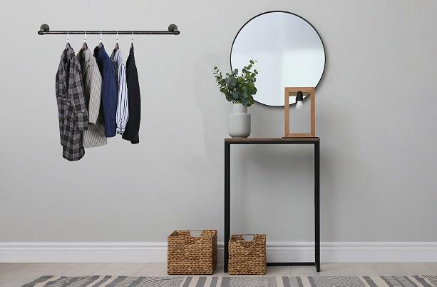 Simple Racks Brooklyn v&aelig;gh&aelig;ngt b&oslash;jlestang - 60,5 x 34 CM