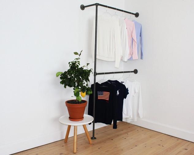 Simple Racks SoHo v&aelig;gh&aelig;ngt t&oslash;jsystem - 158 x 35 CM
