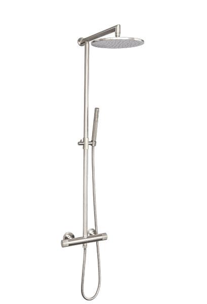 Cass&oslash;e Crystal Cut komplet brusesystem - T8 - B&oslash;rstet st&aring;l