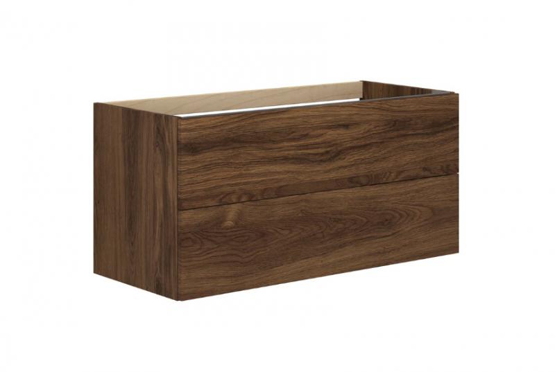 Dansani Luna vaskeskab 100x48 m/skuffer - Brun eg Dansani Luna vaskeskab 100x48 m/skuffer - Brun eg