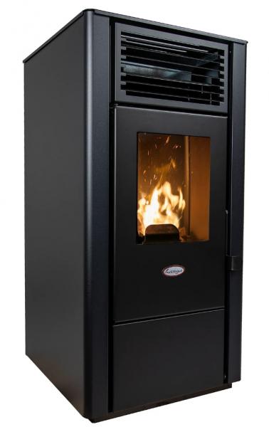 Langå Lory træpilleovn - Sort Langå Lory træpilleovn - Sort